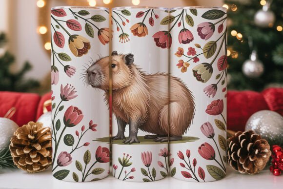 Capybara Floral 20oz Tumbler Wrap Review