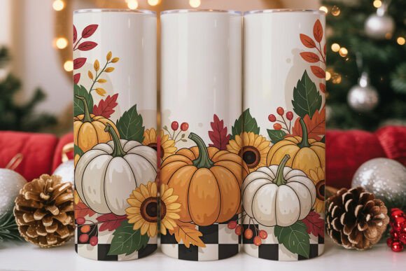 Fall Floral Pumpkin 20oz Tumbler Wrap Review