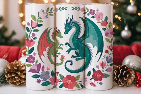 Floral Dragons 20oz Tumbler Wrap Review