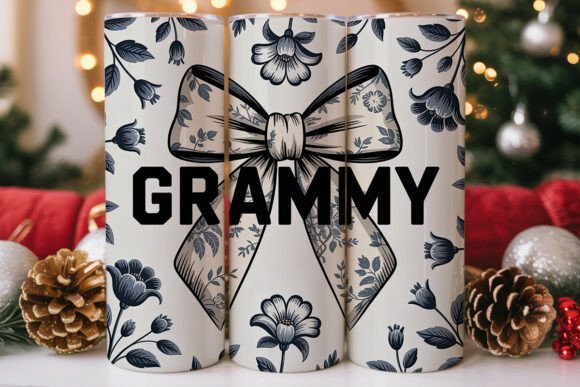 Grammy Floral Toile 20oz Tumbler Wrap Review