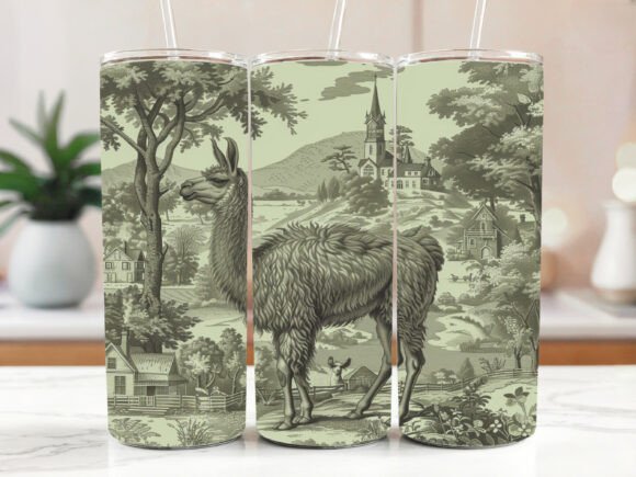Llama Floral Tumbler Wrap Llama Skinny Review