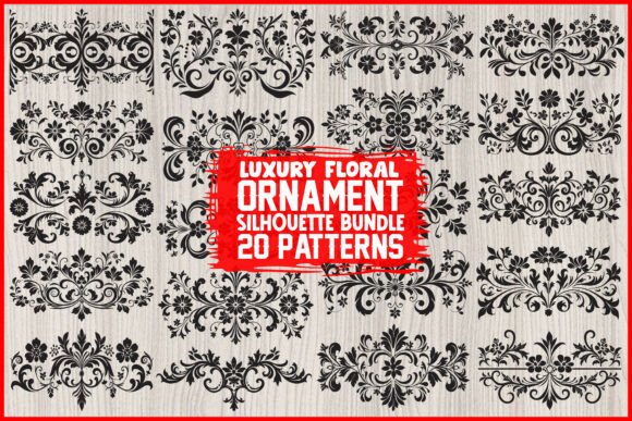 Luxury Floral Ornament Silhouette Bundle Review