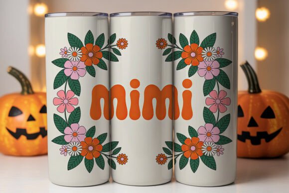 Mimi Floral Tumbler Wrap PNG Review