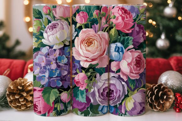 Pastel Floral Bouquet 20oz Tumbler Wrap Review