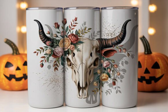 Rustic Bull Skull Floral Tumbler Review