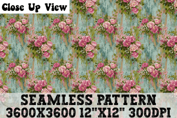 Shabby Chic Distressed Floral Pattern Review