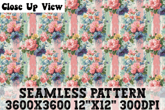 Shabby Chic Floral Stripes Pattern Review