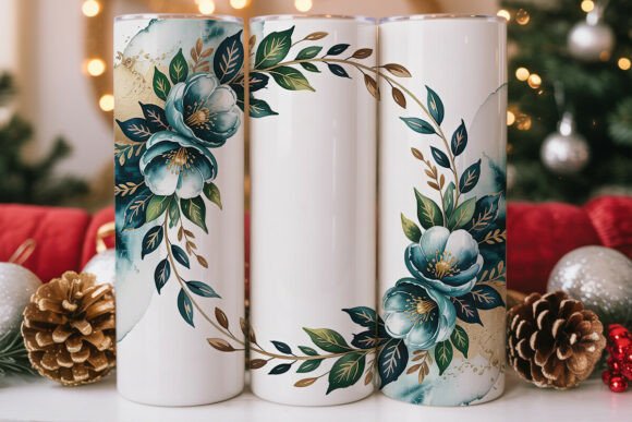 Turquoise Gold Floral 20oz Tumbler Wrap Review
