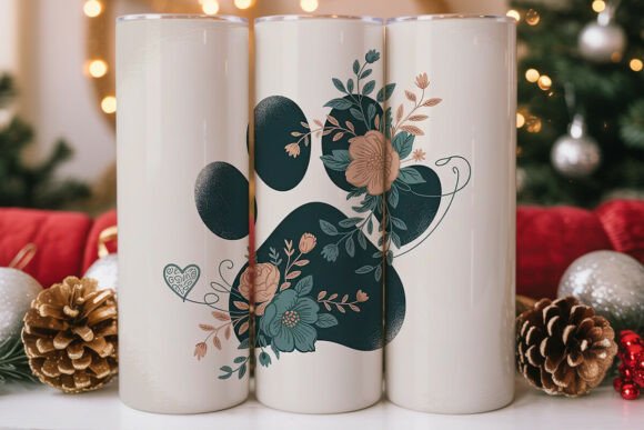 Vintage Floral Paw Print 20oz Tumbler Review